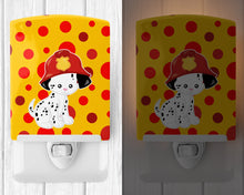 Load image into Gallery viewer, Fireman Dalmatian Puppy Ceramic Night Light BB6999CNL