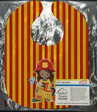 Load image into Gallery viewer, Fireman Girl Baby Bib BB7000BIB