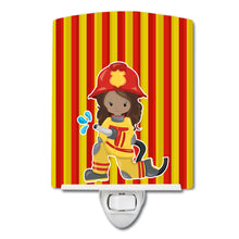 Load image into Gallery viewer, Fireman Girl Ceramic Night Light BB7000CNL