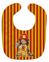 Load image into Gallery viewer, Fireman Girl Baby Bib BB7001BIB