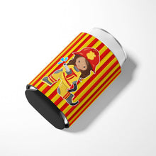 Load image into Gallery viewer, Fireman Girl Can or Bottle Hugger BB7001CC