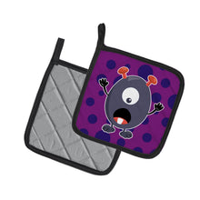 Load image into Gallery viewer, Little Monster Grape Gordo Pot Holders - Set of 2 - Heat-Resistant Kitchen Essentials BB7002PTHD