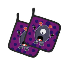 Load image into Gallery viewer, Little Monster Grape Gordo Pot Holders - Set of 2 - Heat-Resistant Kitchen Essentials BB7002PTHD