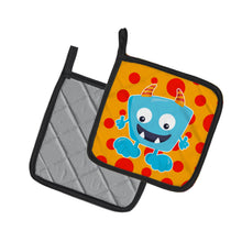 Load image into Gallery viewer, Little Monster Aquadevil Pot Holders - Set of 2 - Heat-Resistant Kitchen Essentials BB7004PTHD