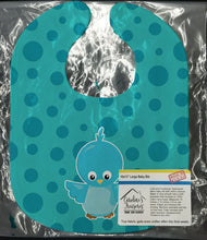 Load image into Gallery viewer, Bird on Blue Polkadots Baby Bib BB7013BIB