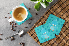 Load image into Gallery viewer, Bird on Blue Polkadots Foam Coaster  BB7013FC