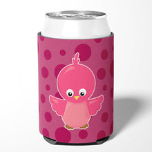 Load image into Gallery viewer, Bird on Pink Polkadots Can or Bottle Hugger BB7014CC