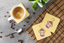 Load image into Gallery viewer, Monkey Reading Foam Coaster  BB7015FC