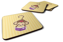 Load image into Gallery viewer, Monkey Reading Foam Coaster  BB7015FC