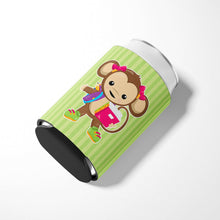 Load image into Gallery viewer, Monkey Going to School Can or Bottle Hugger BB7016CC