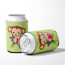 Load image into Gallery viewer, Monkey Going to School Can or Bottle Hugger BB7016CC