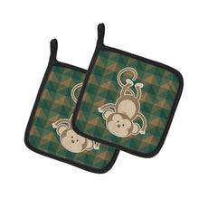 Load image into Gallery viewer, Monkey Pot Holders - Set of 2 - Heat-Resistant Kitchen Essentials BB7023PTHD