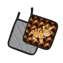 Load image into Gallery viewer, Tiger Pot Holders - Set of 2 - Heat-Resistant Kitchen Essentials BB7029PTHD