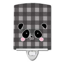 Load image into Gallery viewer, Panda Bear Face Ceramic Night Light BB7036CNL