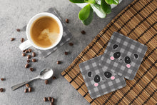 Load image into Gallery viewer, Panda Bear Face Foam Coaster  BB7036FC