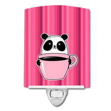 Load image into Gallery viewer, Panda Bear Coffee Ceramic Night Light BB7038CNL