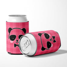 Load image into Gallery viewer, Panda Bear Pink Face Can or Bottle Hugger BB7039CC
