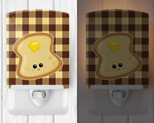 Load image into Gallery viewer, Buttered Toast Face Ceramic Night Light BB7041CNL