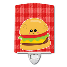 Load image into Gallery viewer, Hamburger Face Ceramic Night Light BB7042CNL