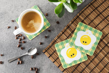 Load image into Gallery viewer, Fried Egg Face Foam Coaster  BB7044FC