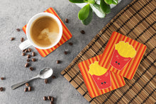 Load image into Gallery viewer, French Fries Face Foam Coaster  BB7050FC