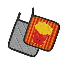 Load image into Gallery viewer, French Fries Face Pot Holders - Set of 2 - Heat-Resistant Kitchen Essentials BB7050PTHD