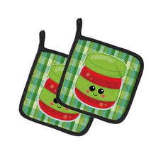 Load image into Gallery viewer, Jelly Jar Face Pot Holders - Set of 2 - Heat-Resistant Kitchen Essentials BB7051PTHD