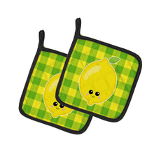 Load image into Gallery viewer, Lemon Face Pot Holders - Set of 2 - Heat-Resistant Kitchen Essentials BB7055PTHD
