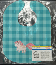 Load image into Gallery viewer, Little Pink Pony Polkadots Baby Bib BB7061BIB