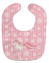 Load image into Gallery viewer, Little Pink Pony Polkadots Baby Bib BB7061BIB