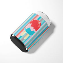 Load image into Gallery viewer, Ice Pop Popsicle Red Pink Blue Can or Bottle Hugger BB7062CC