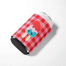 Load image into Gallery viewer, Ice Pop Popsicle Face Gingham Can or Bottle Hugger BB7067CC
