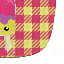 Load image into Gallery viewer, Ice Pop Popsicle Face Gingham Baby Bib BB7068BIB