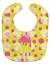 Load image into Gallery viewer, Ice Pop Popsicle Pink Yellow Baby Bib BB7070BIB