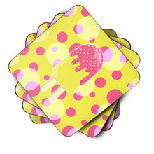 Load image into Gallery viewer, Ice Pop Popsicle Pink Yellow Foam Coaster  BB7070FC