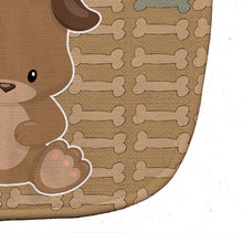 Load image into Gallery viewer, Puppy on Brown Bones Baby Bib BB7075BIB