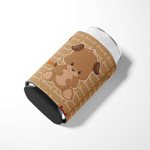 Load image into Gallery viewer, Puppy on Brown Bones Can or Bottle Hugger BB7075CC