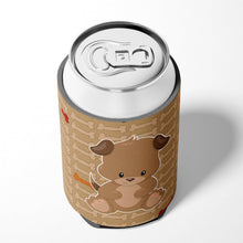 Load image into Gallery viewer, Puppy on Brown Bones Can or Bottle Hugger BB7075CC