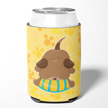Load image into Gallery viewer, Puppy on Yellow Pawprints Can or Bottle Hugger BB7076CC