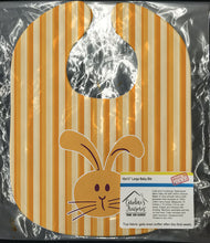 Load image into Gallery viewer, Rabbit on Stripes Baby Bib BB7081BIB