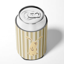 Load image into Gallery viewer, Rabbit on Stripes Can or Bottle Hugger BB7082CC
