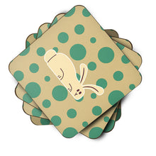 Load image into Gallery viewer, Rabbit on Polkadots Foam Coaster  BB7083FC