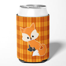 Load image into Gallery viewer, Baby Fox Gingham Can or Bottle Hugger BB7087CC