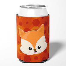 Load image into Gallery viewer, Baby Fox Face Polkadots Can or Bottle Hugger BB7089CC