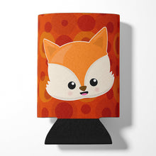 Load image into Gallery viewer, Baby Fox Face Polkadots Can or Bottle Hugger BB7089CC