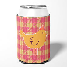 Load image into Gallery viewer, Chicken Hen on Gingham Can or Bottle Hugger BB7090CC