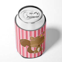 Load image into Gallery viewer, Squirrel with Flowers Can or Bottle Hugger BB7094CC
