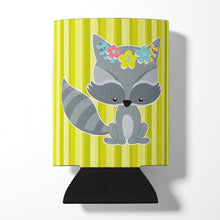 Load image into Gallery viewer, Raccoon with Flowers Can or Bottle Hugger BB7095CC