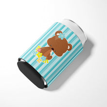 Load image into Gallery viewer, Bear with Flowers Can or Bottle Hugger BB7096CC