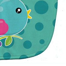 Load image into Gallery viewer, Bird on Teal Polkadots Baby Bib BB7100BIB